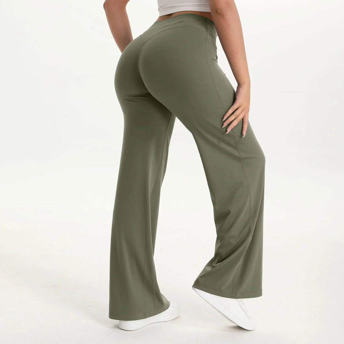 Legginsy SoftMotion — wysoki stan, naked feel, do jogi i fitnessu