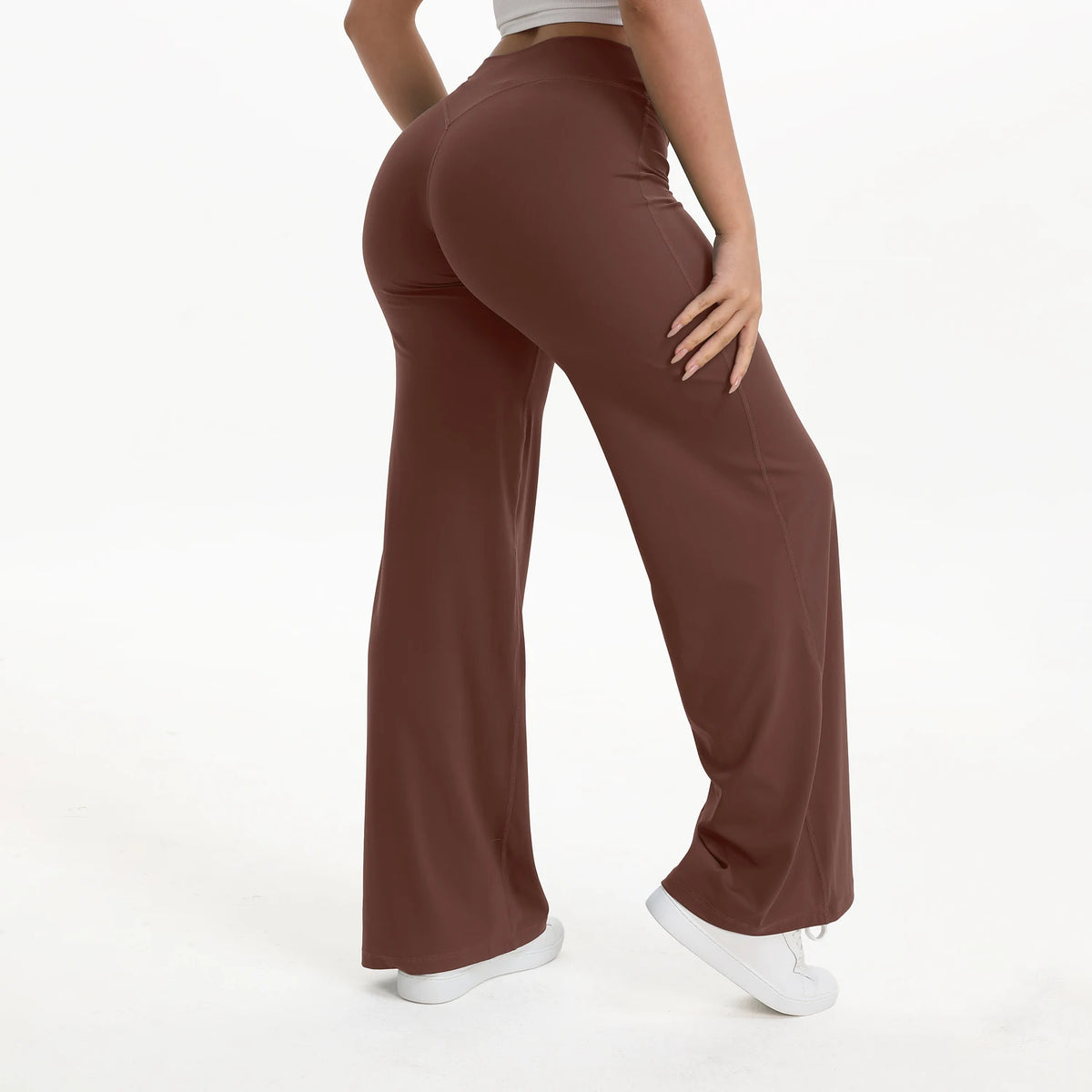 Legginsy SoftMotion — wysoki stan, naked feel, do jogi i fitnessu