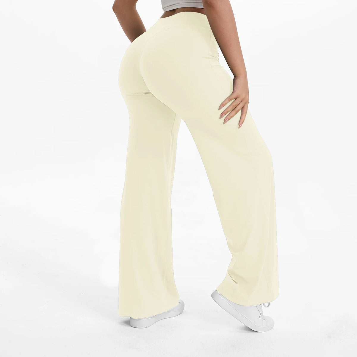 Legginsy SoftMotion — wysoki stan, naked feel, do jogi i fitnessu