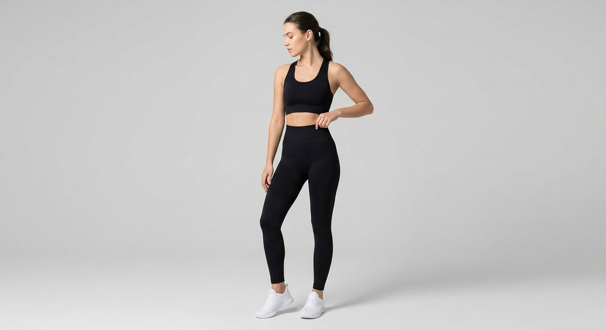 Legginsy treningowe Krakow — wyszczuplające, z wysokim stanem, efektem scrunch i kieszeniami